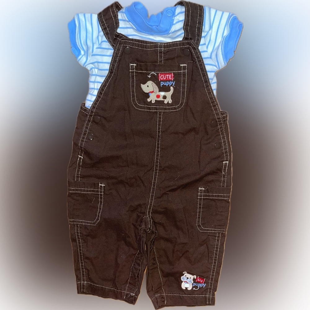 Carters Child of Mine overall set 3/6mo